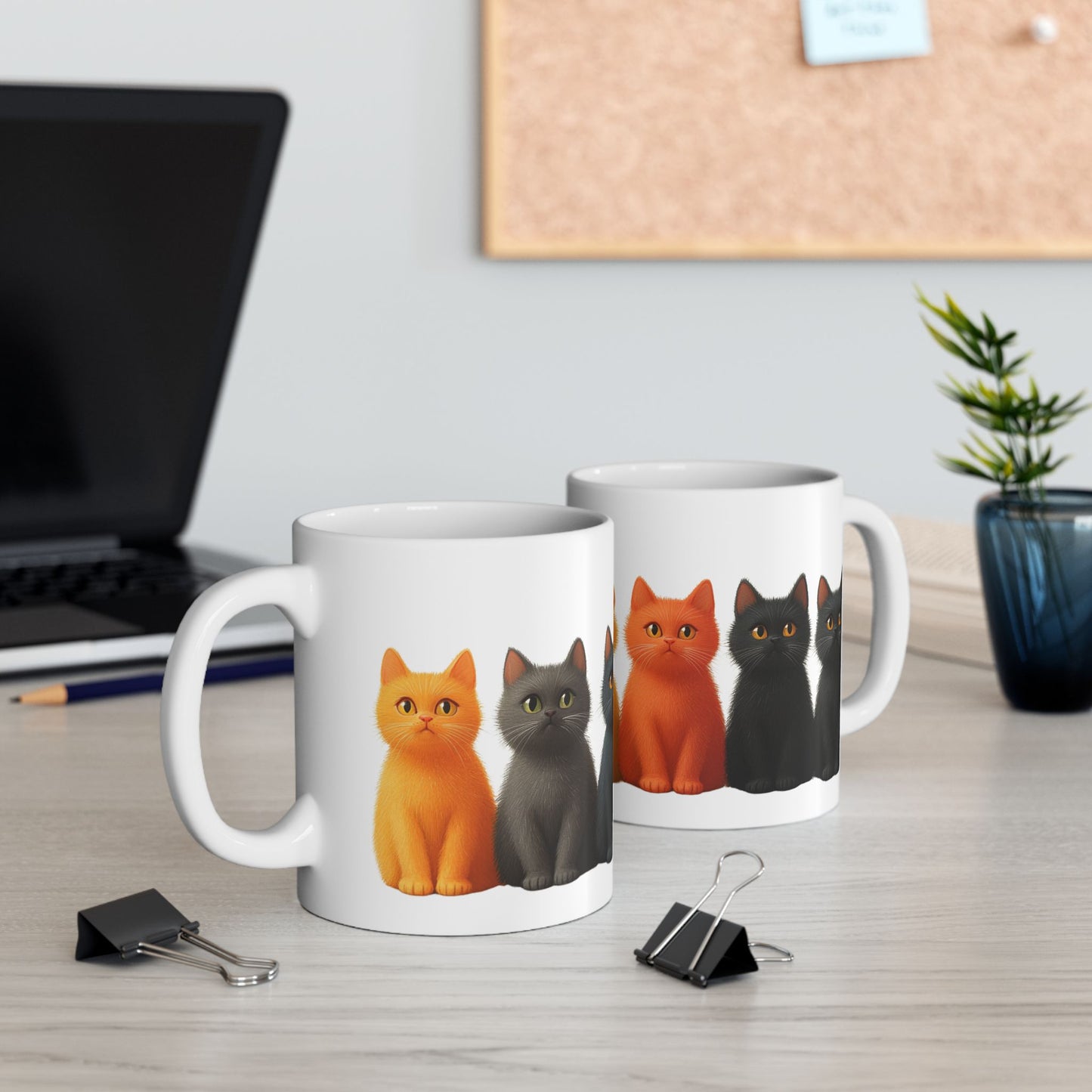 Cute Kittens - Ceramic Mug, (11oz, 15oz) - 11194