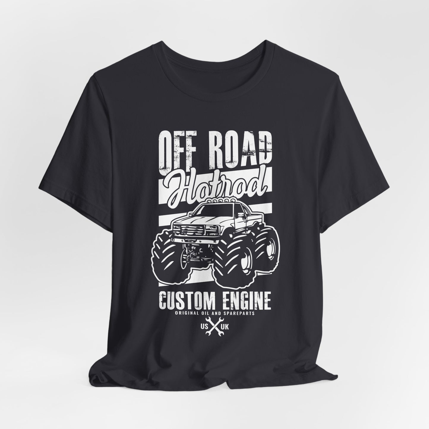 Off Road Hotrod, Custom Engine - Unisex Jersey Short Sleeve Tee - 13010