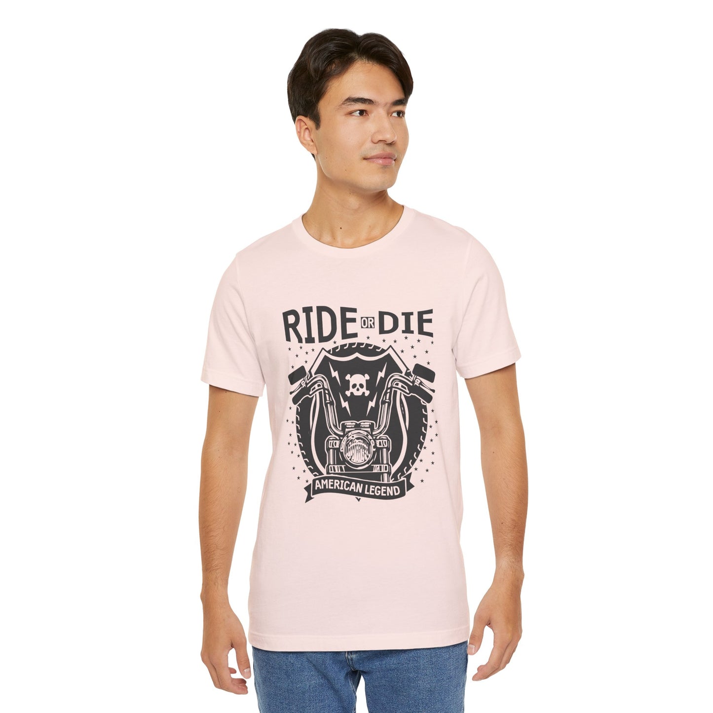 Ride or Die, American Legend - Unisex Jersey Short Sleeve Tee - 13261