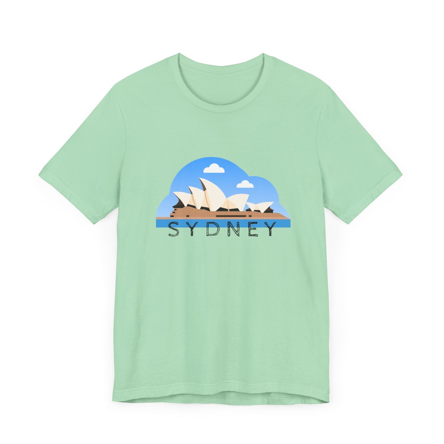 Sydney Graphic Unisex Jersey Tee - Coastal Vibes T-Shirt - 12044