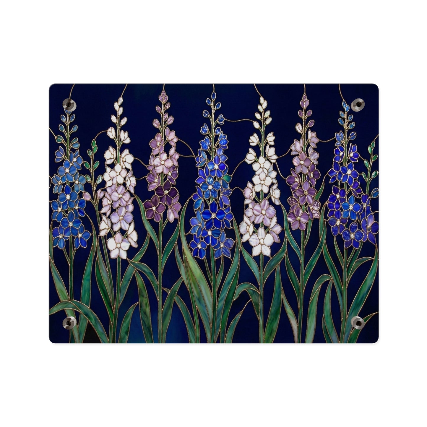 Larkspur Floral Acrylic Wall Art — 14605
