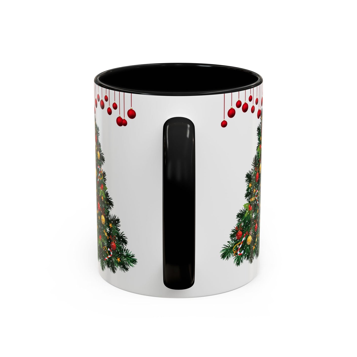 Merry Christmas - Accent Coffee Mug (11, 15oz)