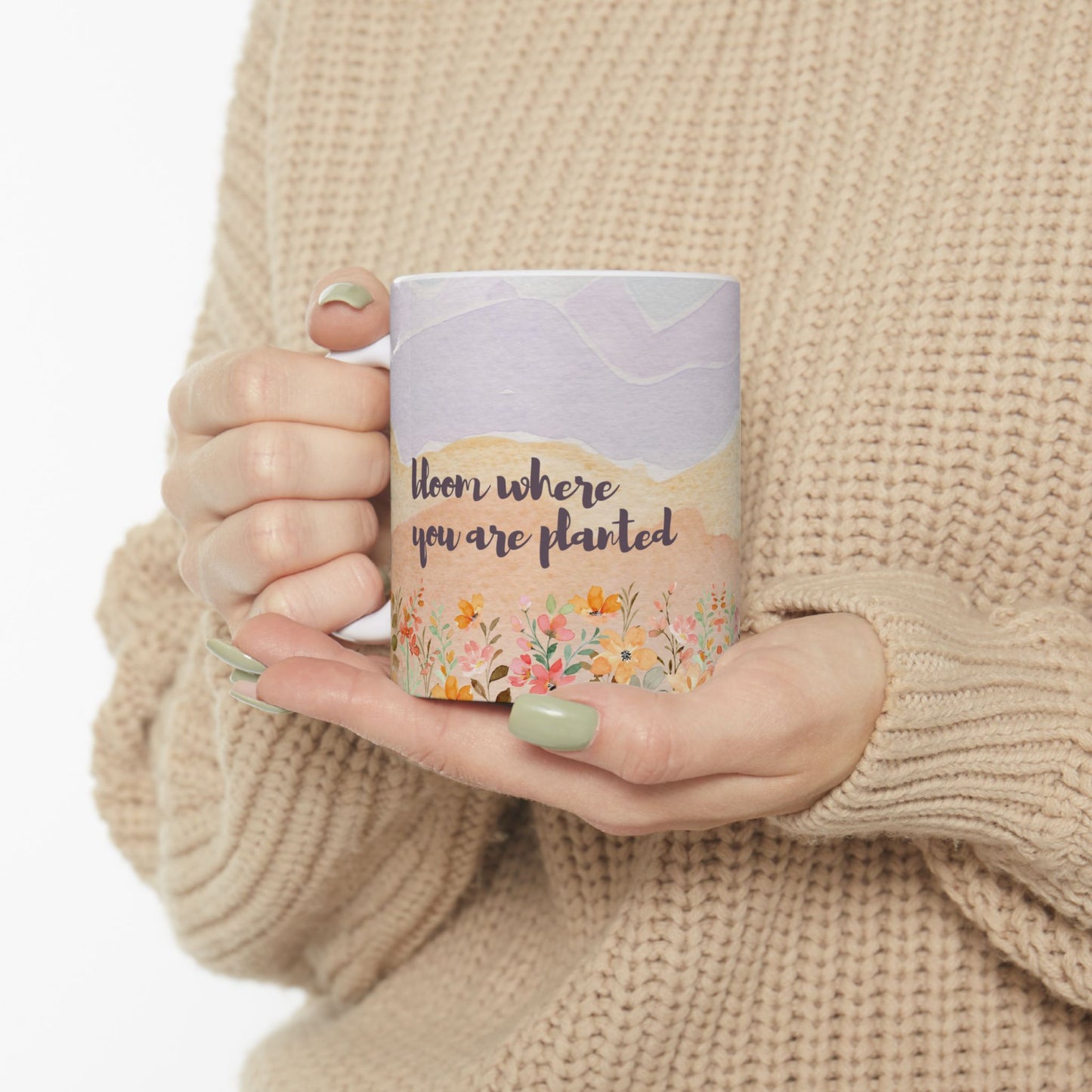 Bloom Where You're Planted - Ceramic Mug, (11oz, 15oz) - 10966