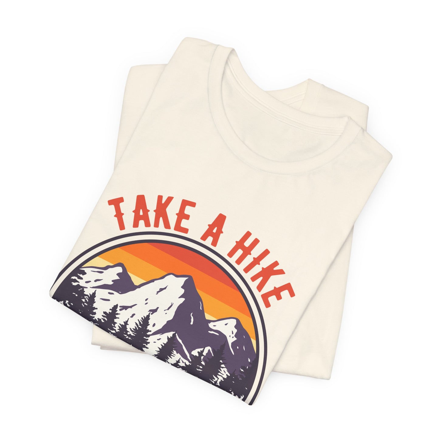 Camping: Take A Hike - Unisex Jersey Short Sleeve Tee