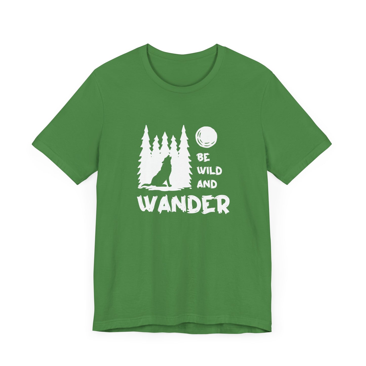 Camping: Be Wild & Wander - Unisex Jersey Short Sleeve Tee