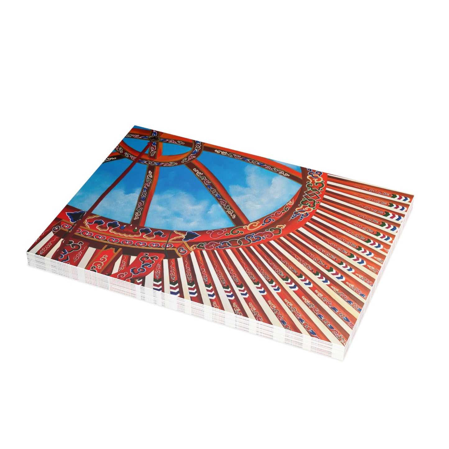 Mongol Yurt Top - Postcard Bundles (envelopes included)