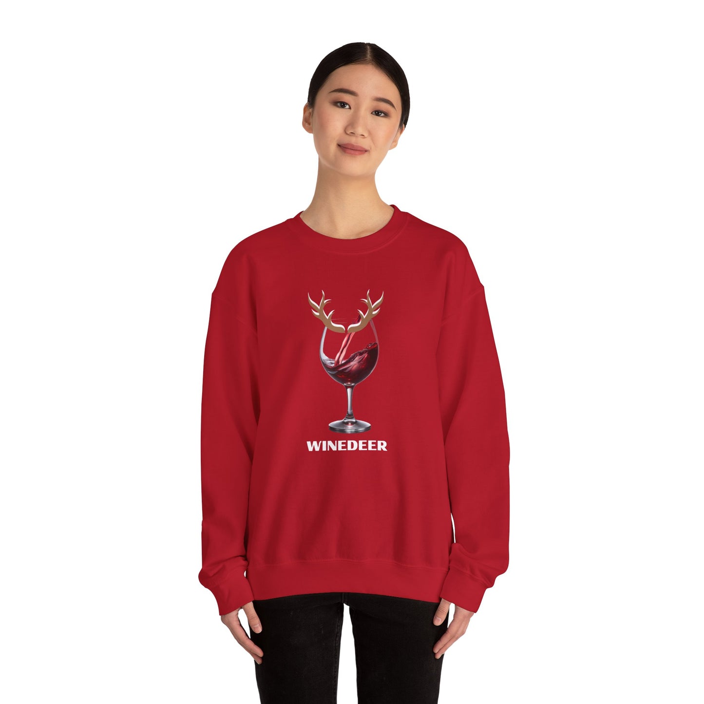 Winedeer - Unisex Heavy Blend™ Crewneck Sweatshirt