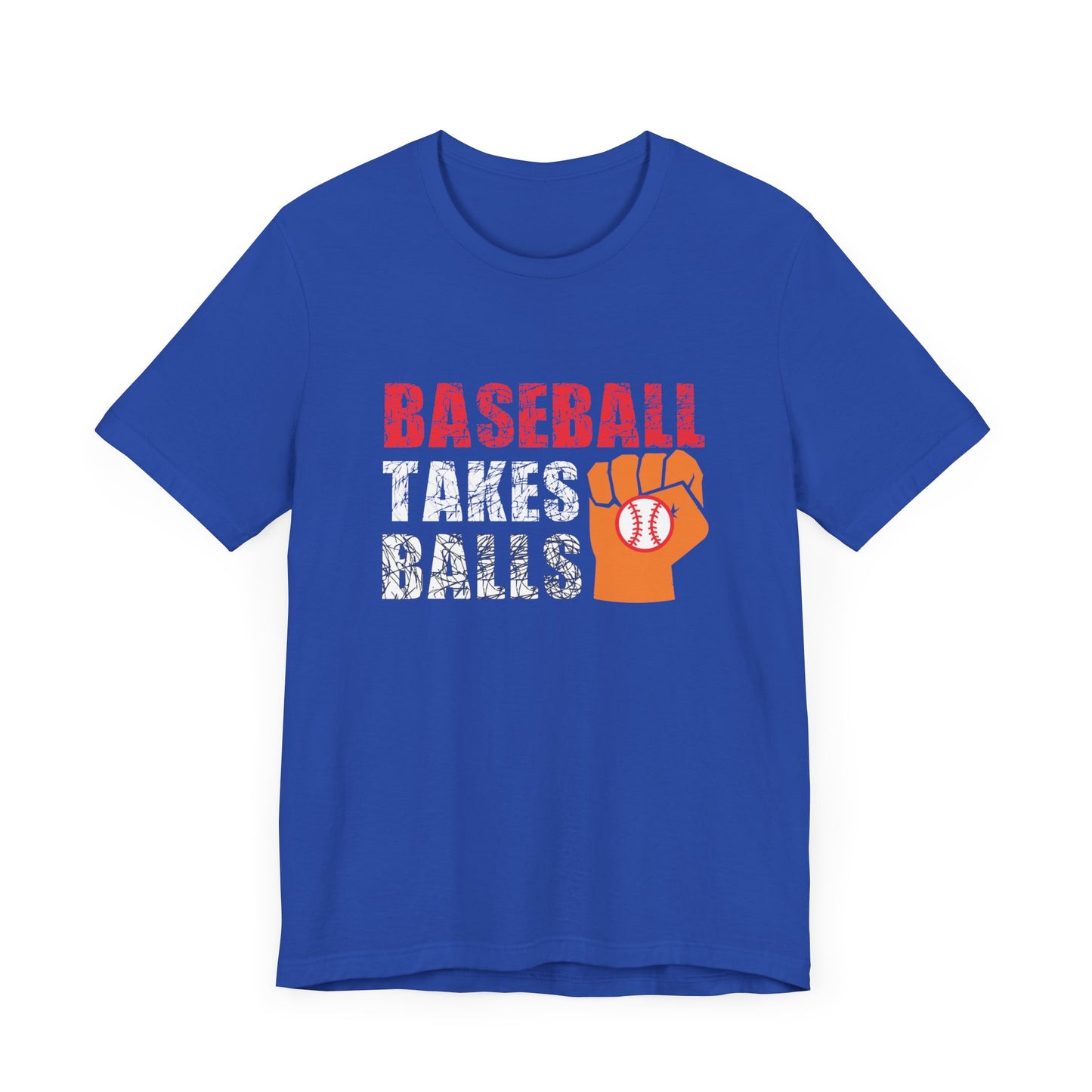 Baseball Takes Balls - Unisex Jersey Short Sleeve Tee