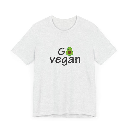 Go Vegan - Unisex Jersey Short Sleeve Tee - 12430