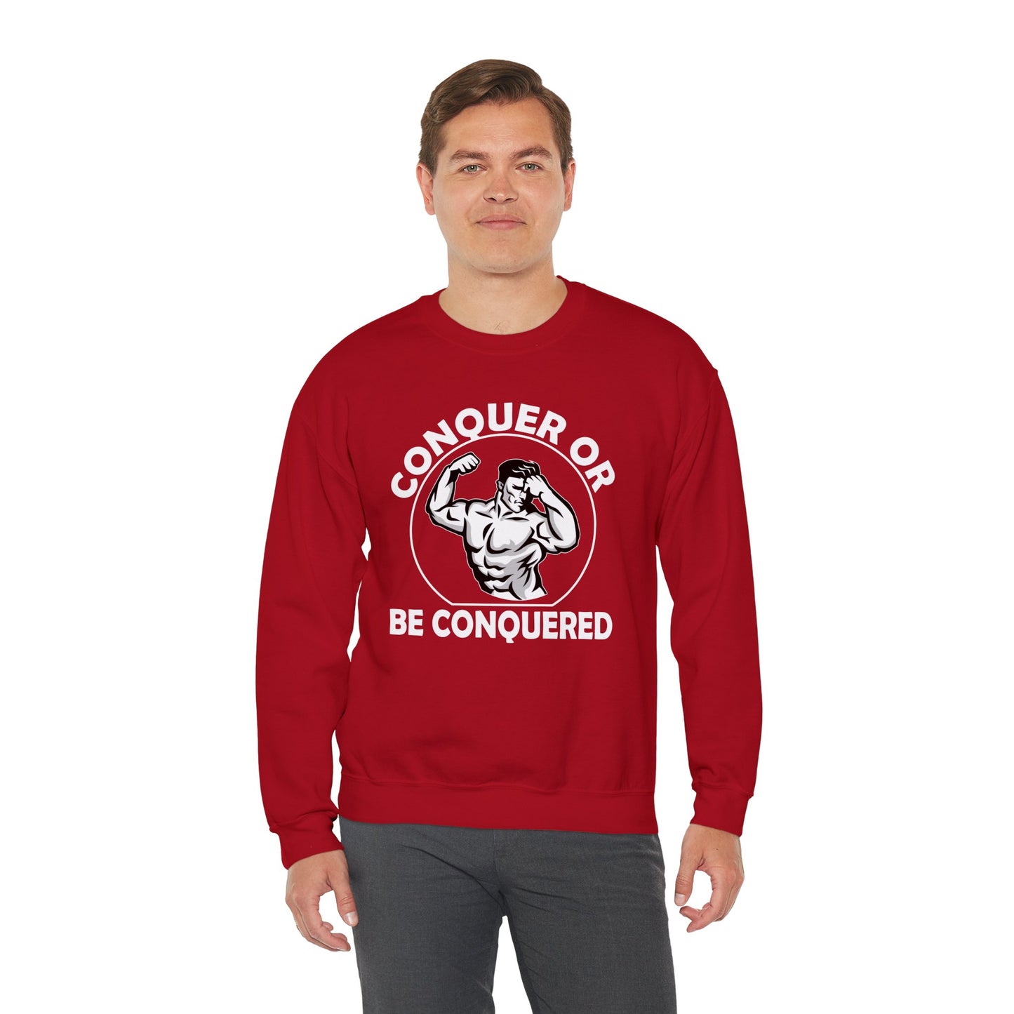 Conquer Or Be Conquered - Unisex Heavy Blend™ Crewneck Sweatshirt