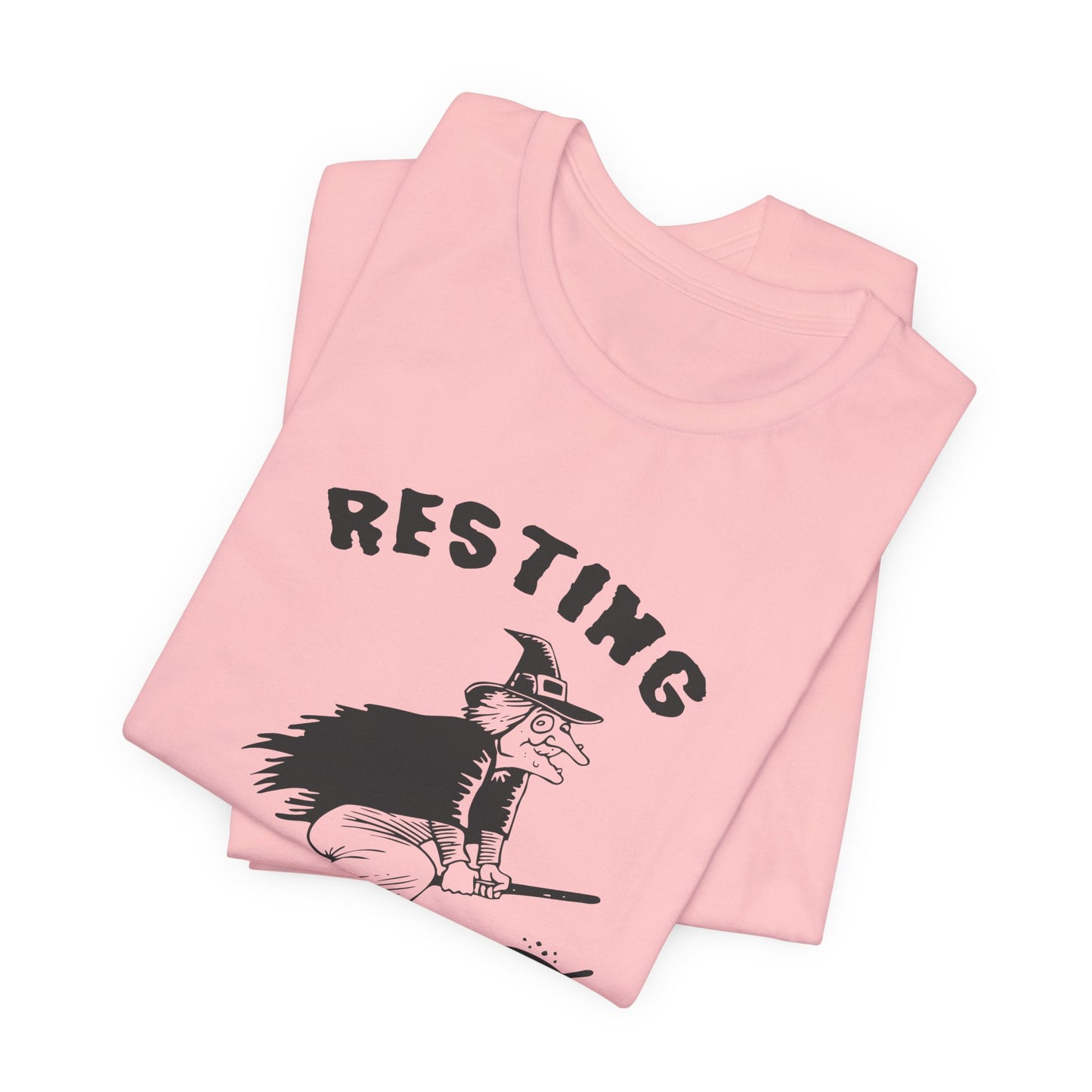 Halloween: Resting Witch Face - Unisex Jersey Short Sleeve Tee - 12665