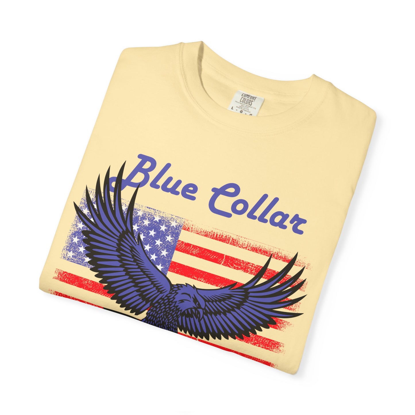 Unisex American Eagle Graphic Tee - Perfect for Patriotic Events, Casual Wear, 4th of July Gatherings, Gifts for Blue Collar Workers - 13695
