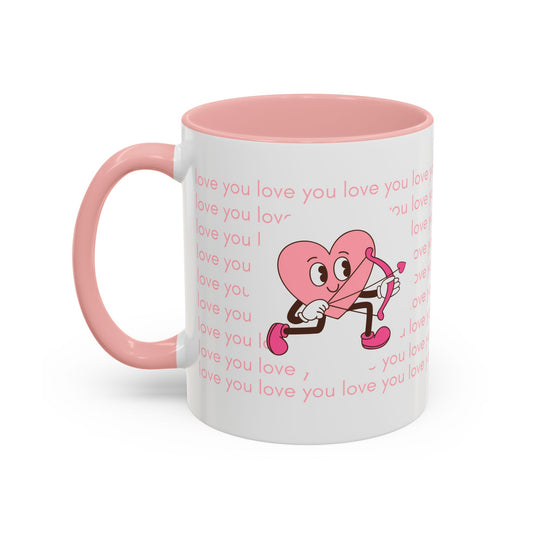 Valentine's, Love You - Accent Coffee Mug (11, 15oz) - 11471