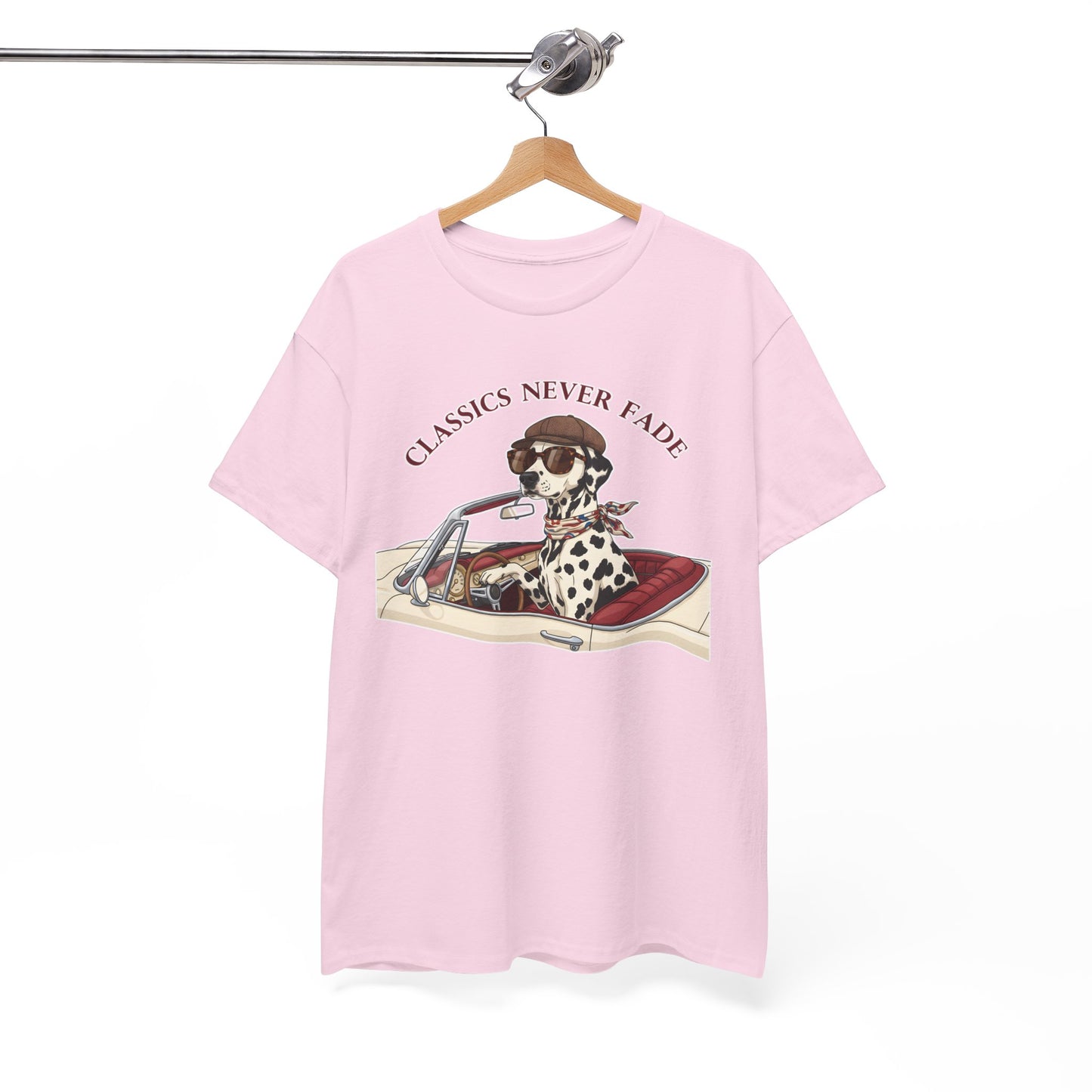 Retro Dog Driving T-Shirt – “Classics Never Fade” Vintage Convertible Tee Gift - 14850