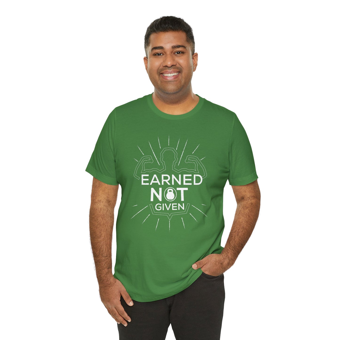 Gym: Earned Not Given  - Unisex Jersey Short Sleeve Tee