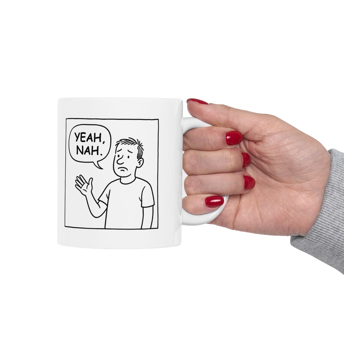 “Yeah, nah.” Ceramic Mug - 12877