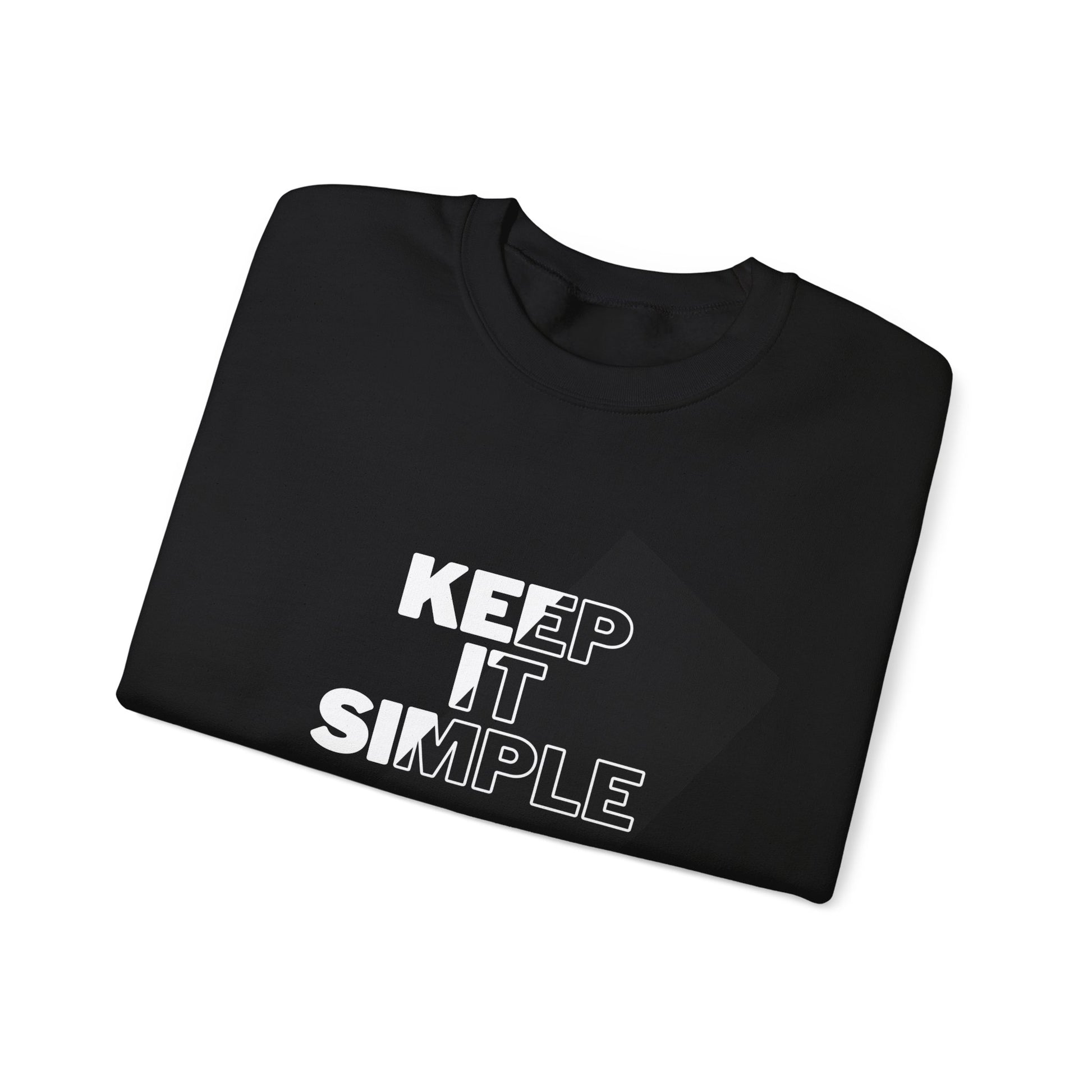 Keep It Simple - Unisex Heavy Blend™ Crewneck Sweatshirt | Crew neck,DTG,Embroidery,Men's Clothing,Neck Labels,Regular fit,Sweatshirts,TikTok,Unisex,Women's Clothing