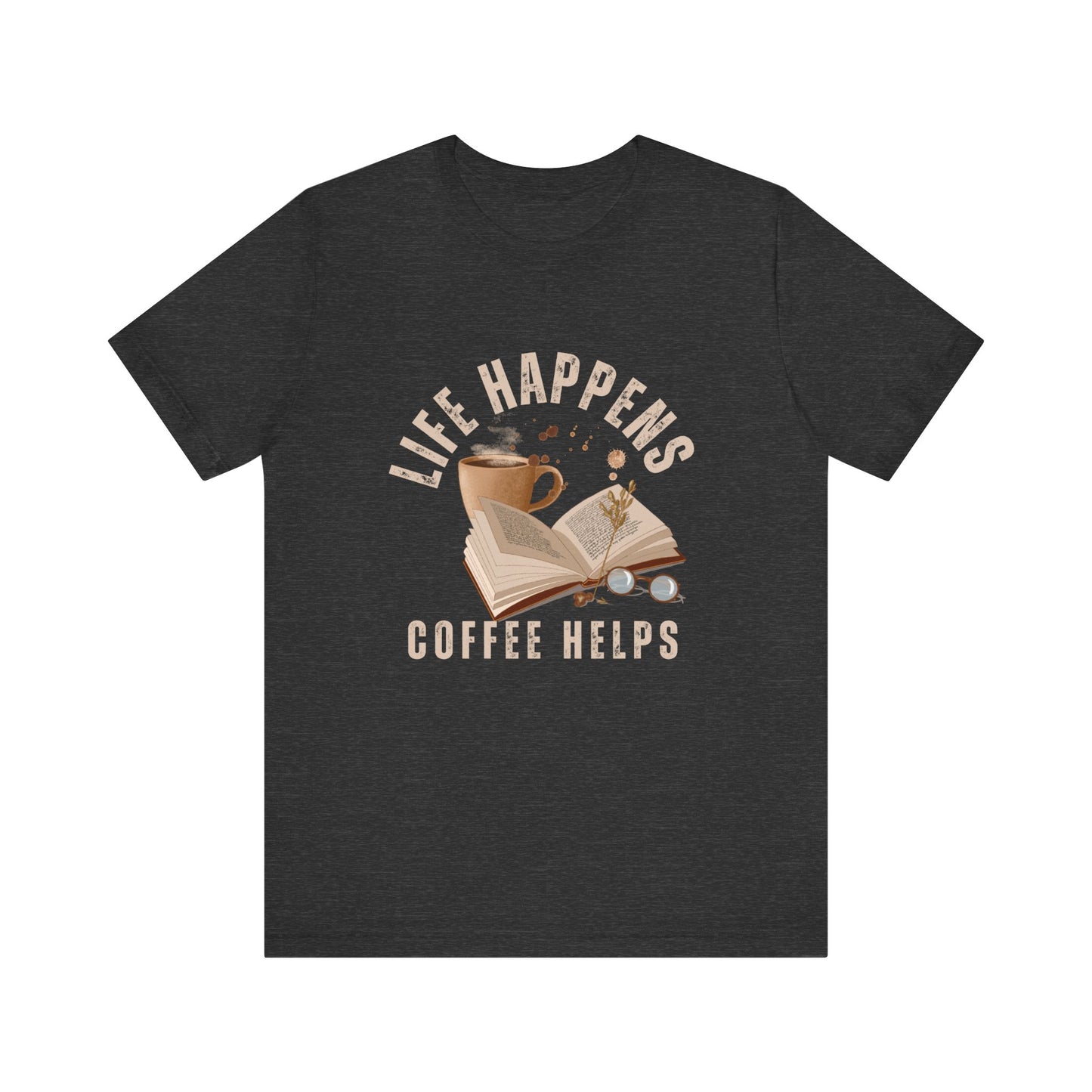 Coffee & Book Lover Gift | T-shirt for Coffee Lovers