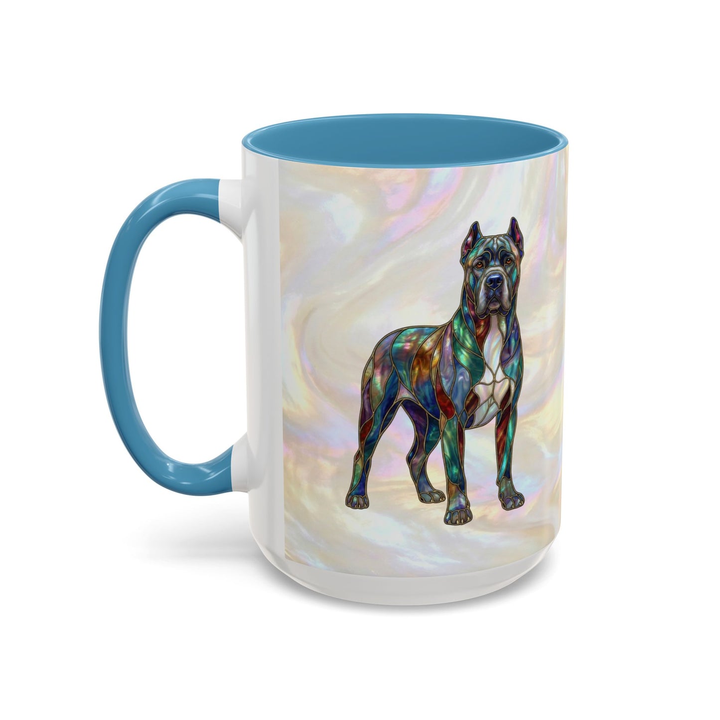 Cane Corso Accent Mug — Stained Glass Design (11/15 oz) - 14623