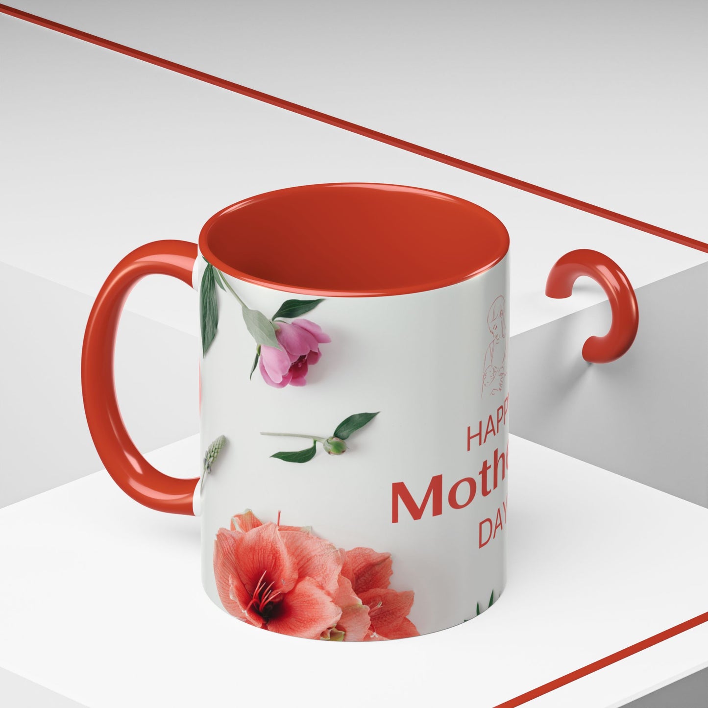 Happy Mother's Day - Accent Coffee Mug (11, 15oz) - 11707