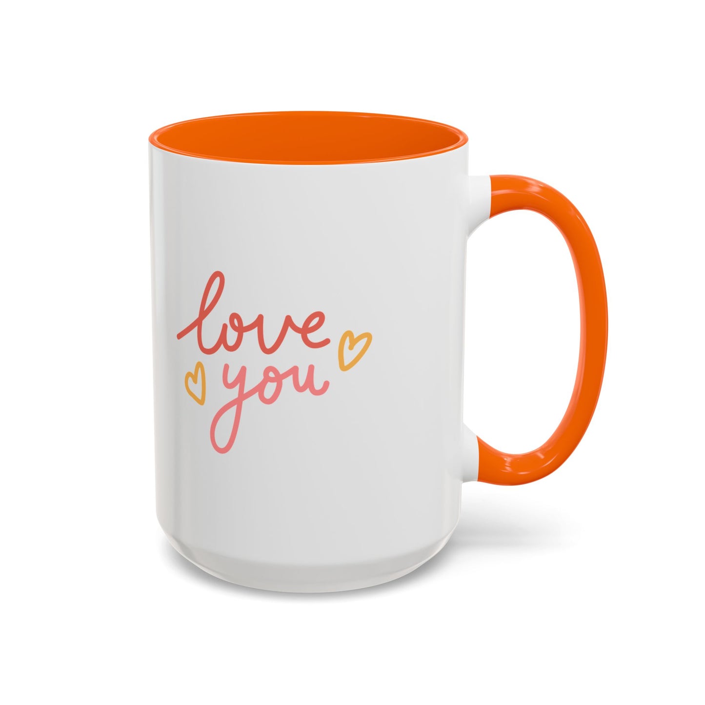 Love You - Accent Coffee Mug (11, 15oz) - 11190