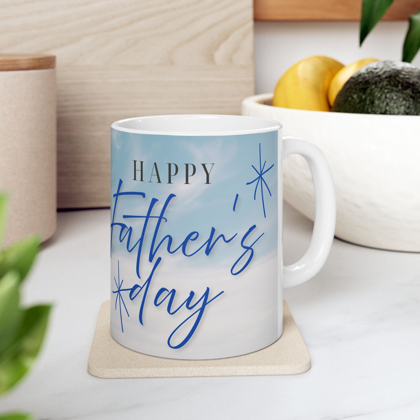 Personalized Father's Day Ceramic Mug - Father's Day Gift, Coffee Cup, Custom Mug, Dad Gift, 11oz/15oz - 14019