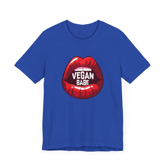 Vegan Babe - Unisex Jersey Short Sleeve Tee - 12426