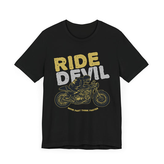 Ride Devil - Unisex Jersey Short Sleeve Tee - 13642
