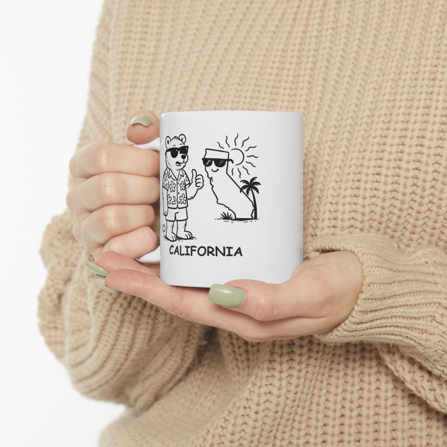 "Too cool for humidity, too warm for snow." Ceramic Mug – 12729