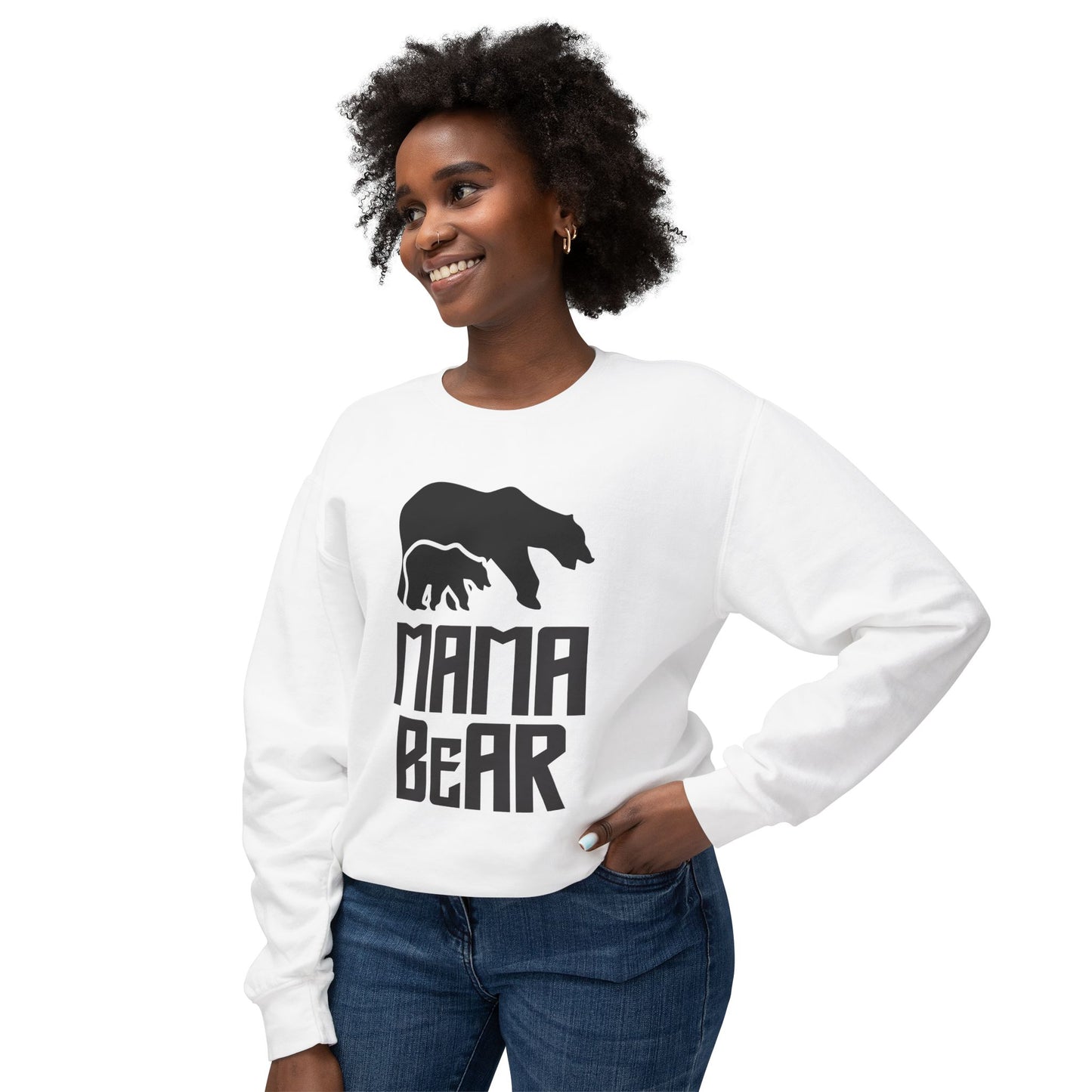 Mama Bear - Unisex Lightweight Crewneck Sweatshirt - 11666