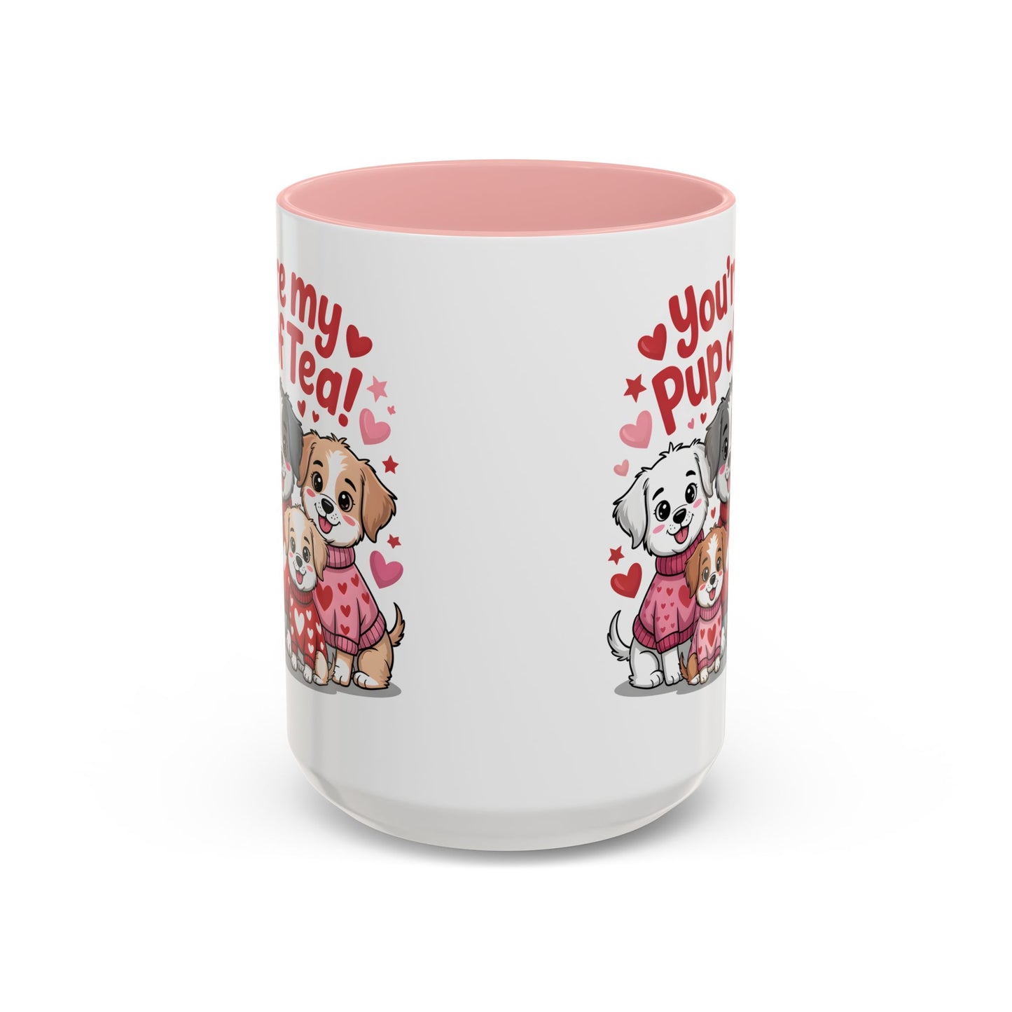 You're My Pup of Tea Mug – Cute Valentine’s Day Puppy Coffee Mug, Funny Romantic Gift for Dog Lovers (11oz / 15oz) - 14783