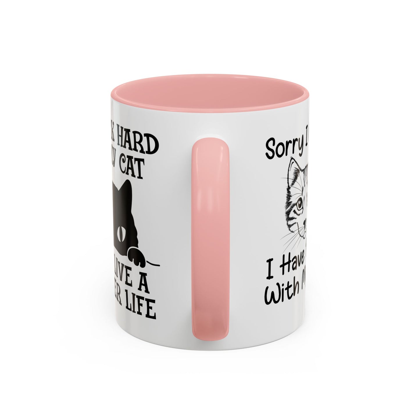 It's True Dogs Are Loyal, But Cats Don't Tell The Police Where You Hide Your Things - Accent Coffee Mug (11, 15oz)