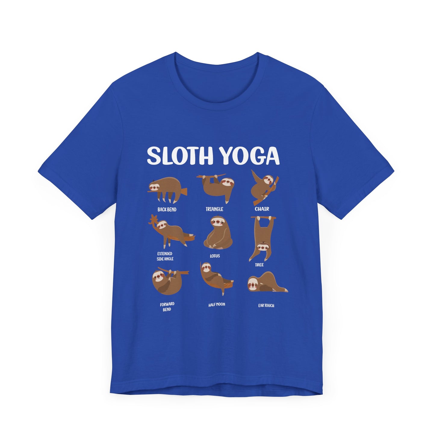 Sloth Yoga - Unisex Jersey Short Sleeve Tee - 12534