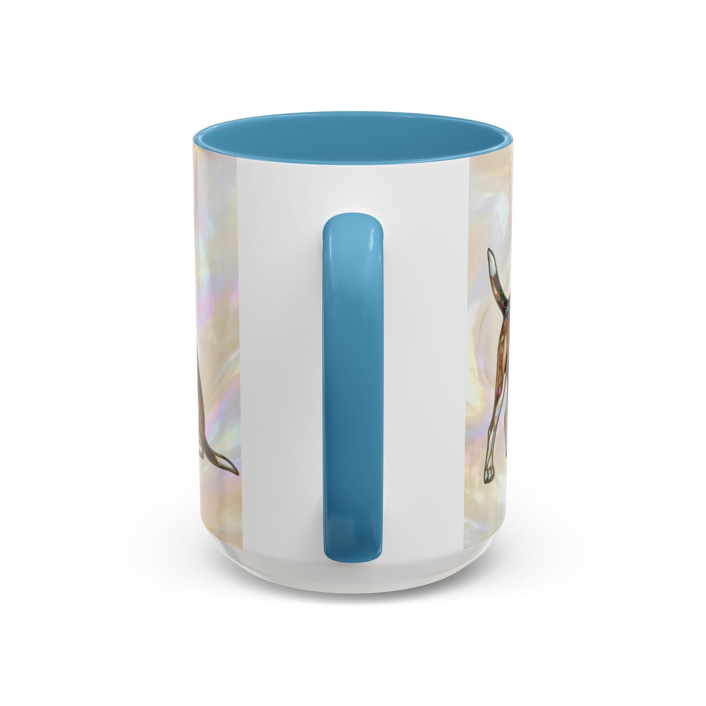 Beagle Accent Coffee Mug — Stained Glass Design (11/15oz) - 14615