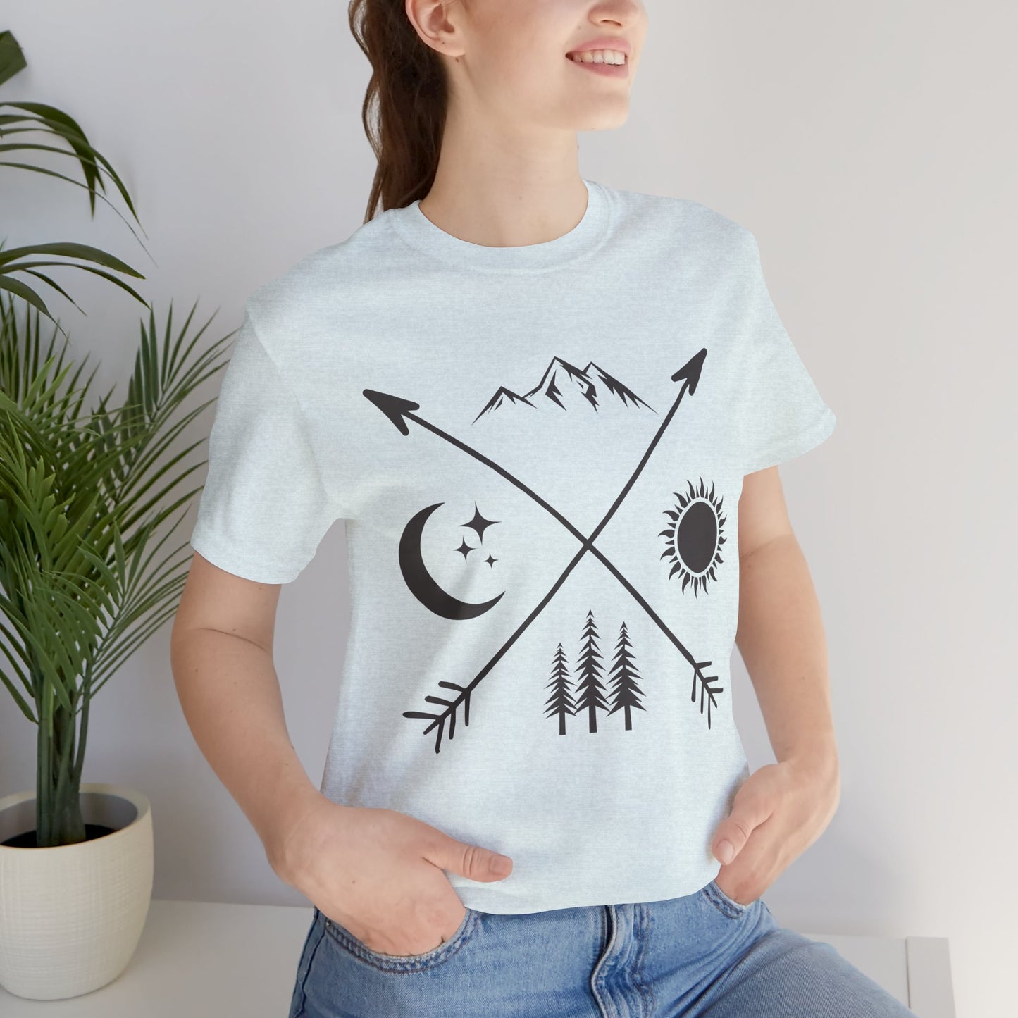Camping & Outdoor - Unisex Jersey Short Sleeve Tee - 12628