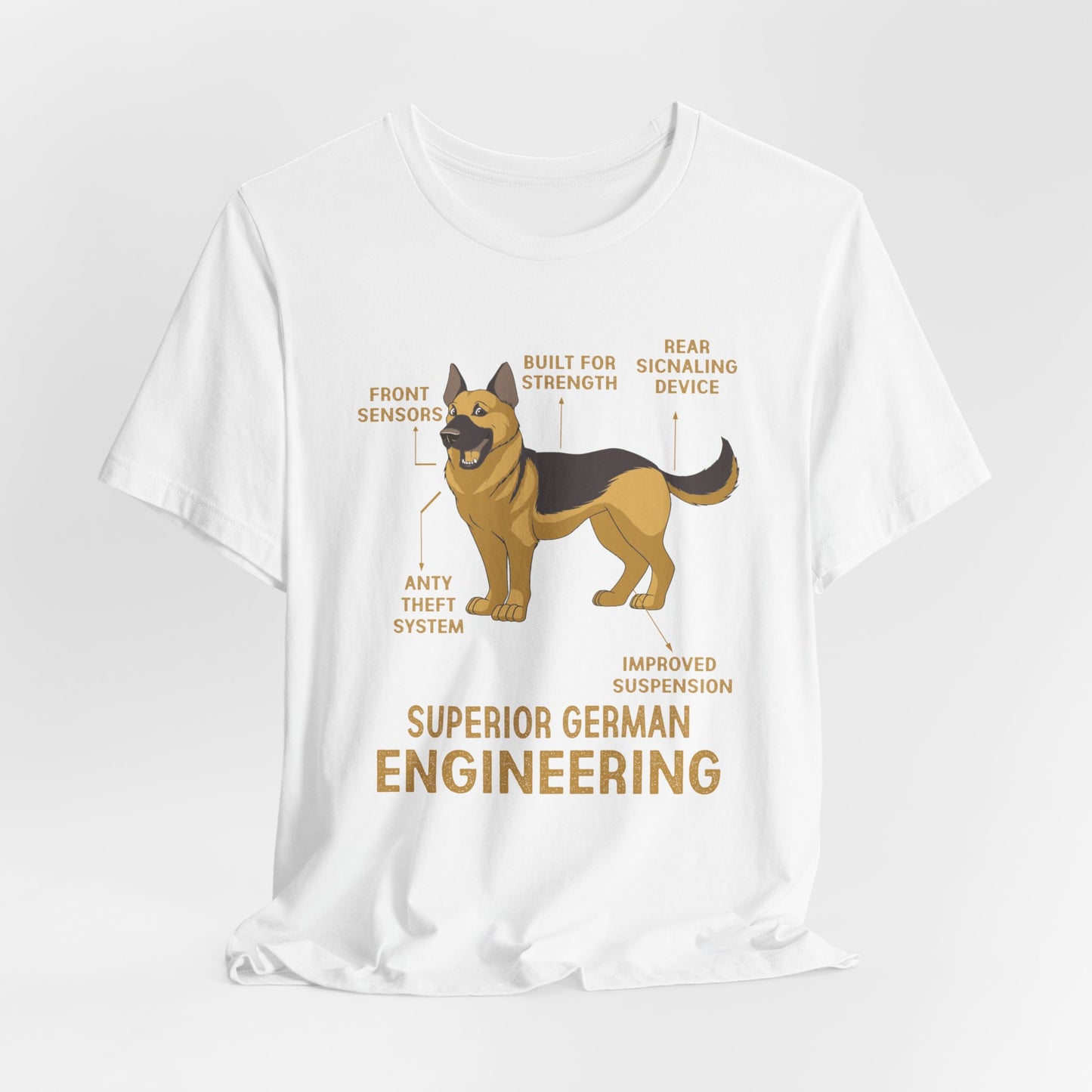 Engineer: Superior German Engineering - Unisex Jersey Short Sleeve Tee