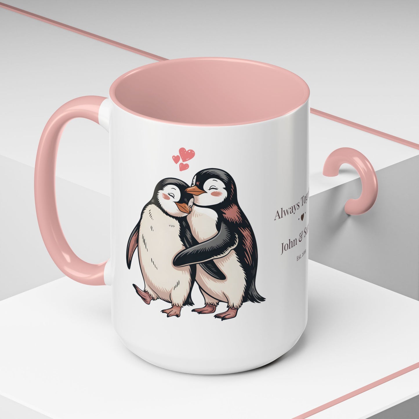 Love You More – Personalized Valentine’s Coffee Mug | Custom Romantic Gift —  (11/15 oz) - 14743