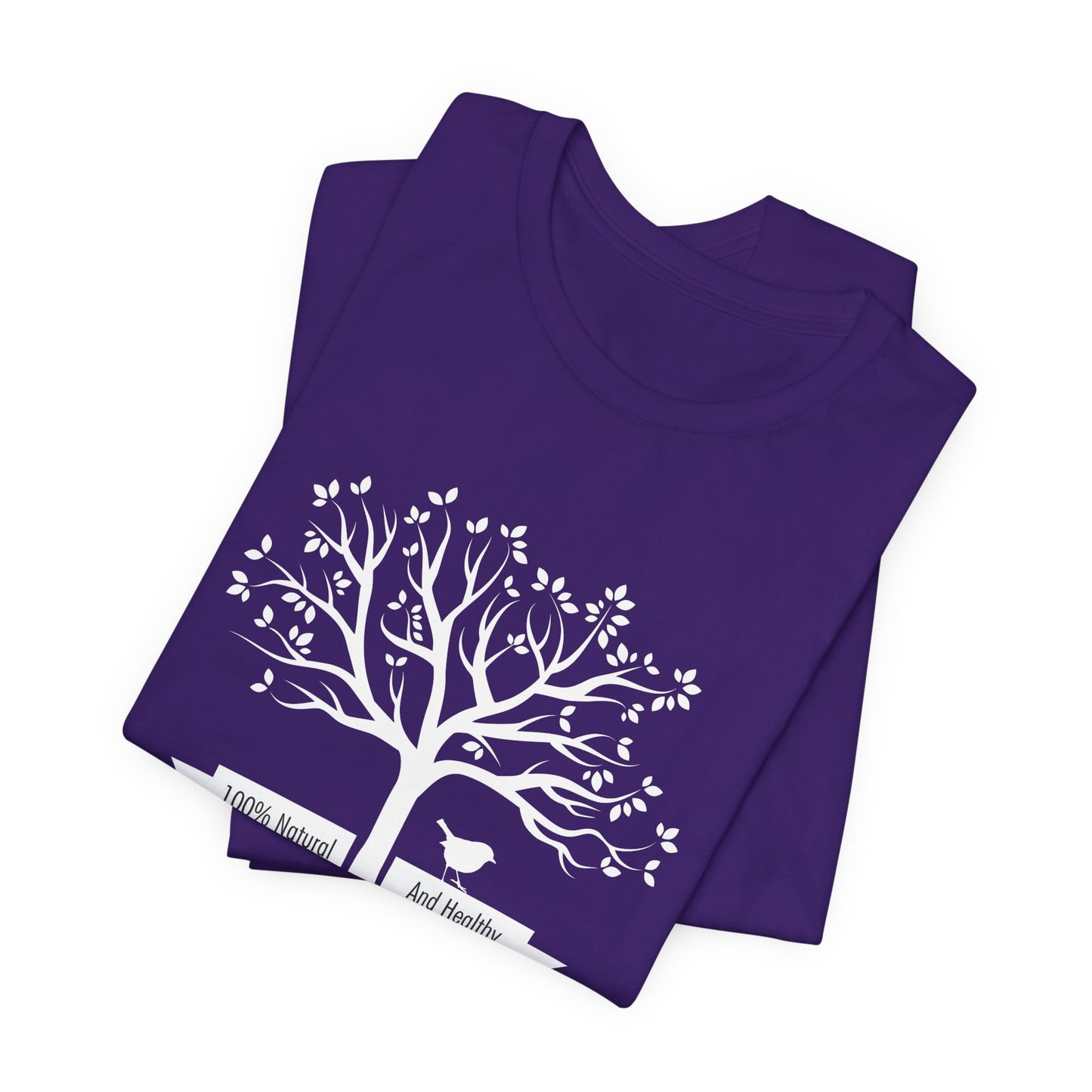 Vegan: 100% Natural And Healthy, Raised By Veggies - Unisex Jersey Short Sleeve Tee - 12396