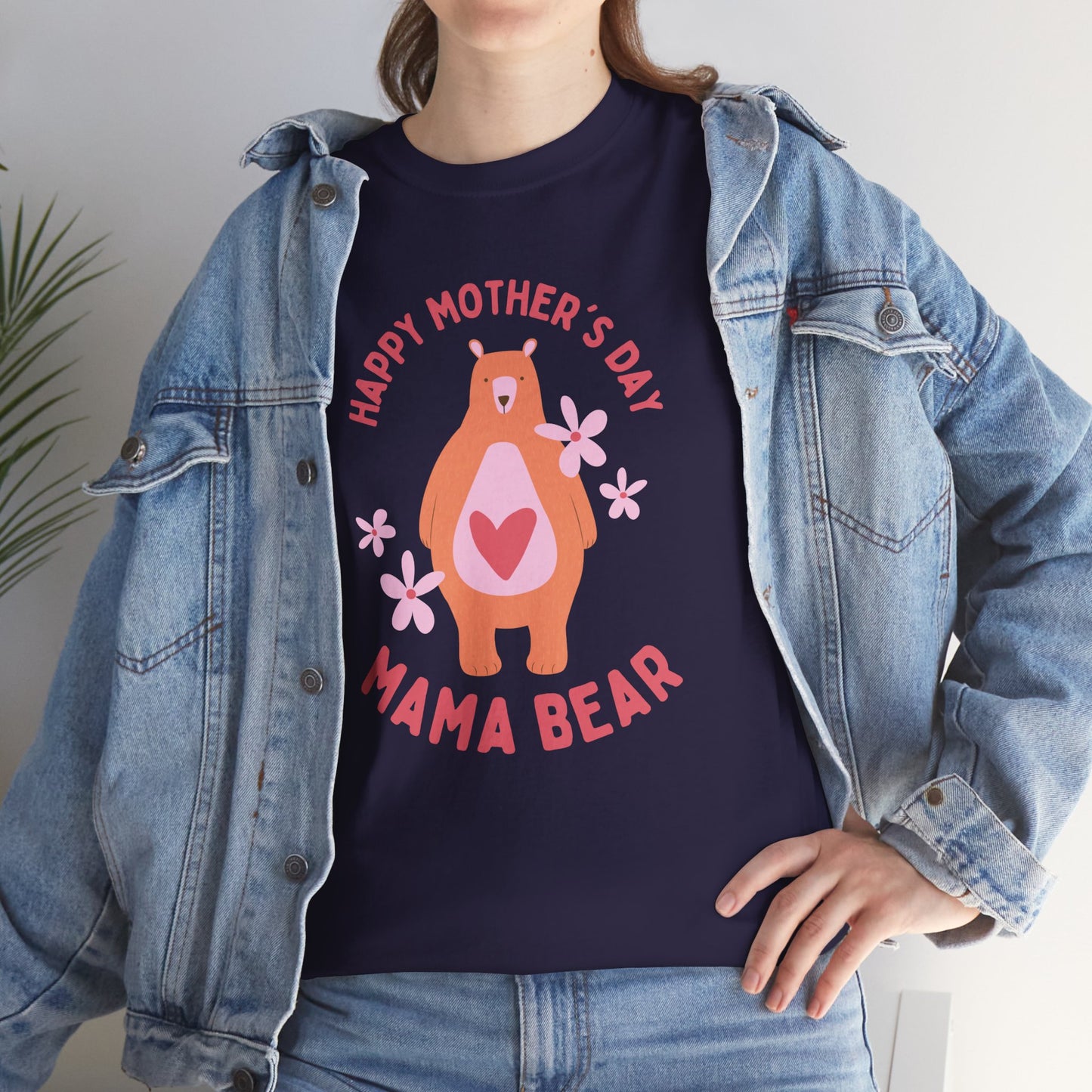 Mama Bear, Love From Jamie & Anna, Names Customizable - Unisex Heavy Cotton Tee - 11775