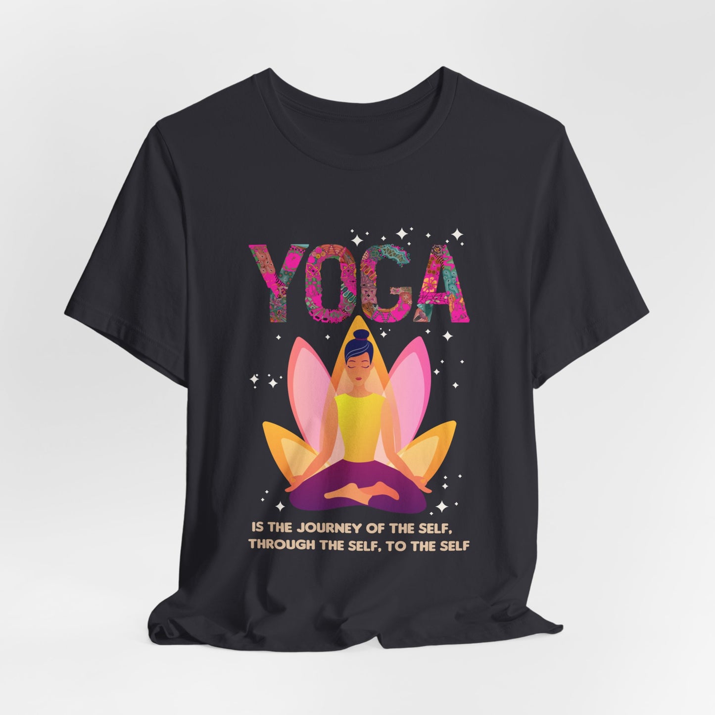 Yoga Is The Journey Of The Self Through The Self To The Self - Unisex Jersey Short Sleeve Tee