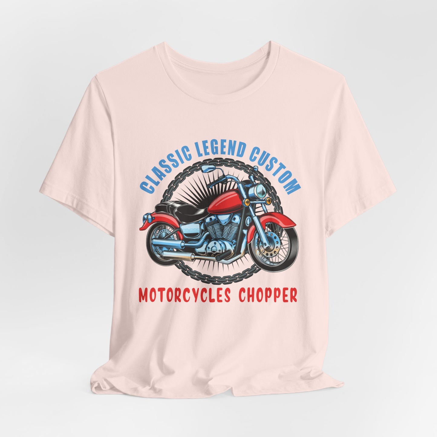 Classic Legend Custom, Motorcycle Chopper - Unisex Jersey Short Sleeve Tee - 13556