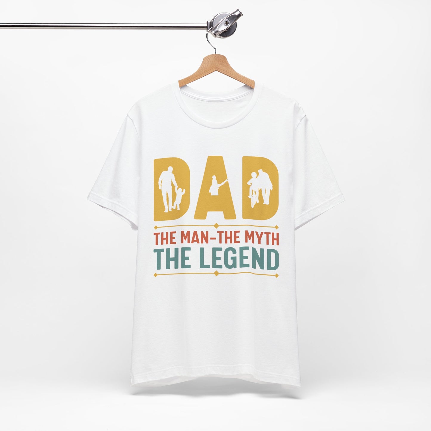 Dad, The Man, The Myth, The Legend - Unisex Jersey Short Sleeve Tee - 13728