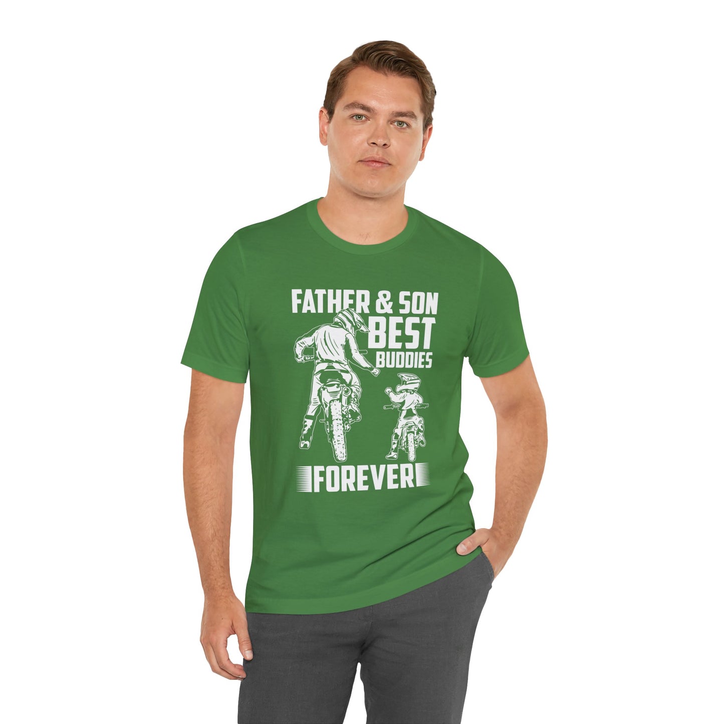 Father & Son, Best Buddies Forever - Unisex Jersey Short Sleeve Tee