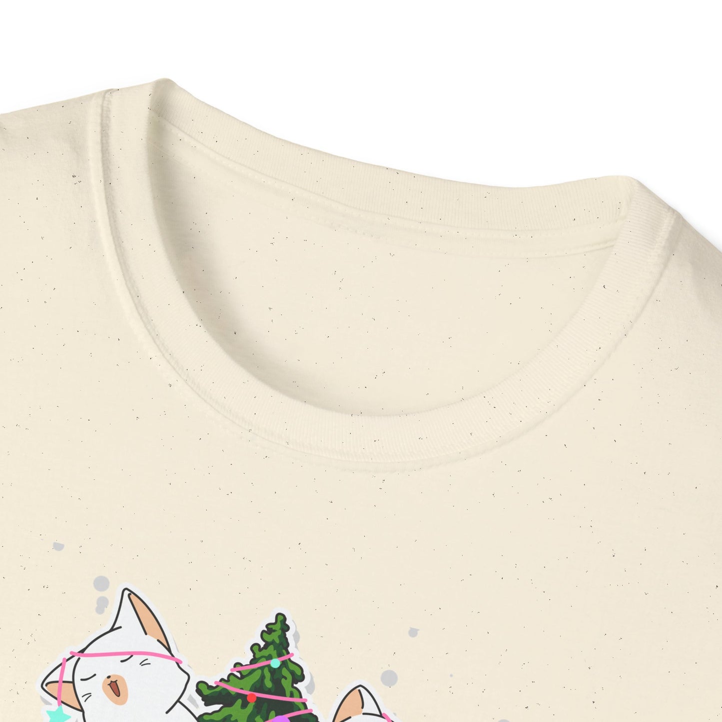 Meowy Christmas - Unisex Softstyle T-Shirt - 10078