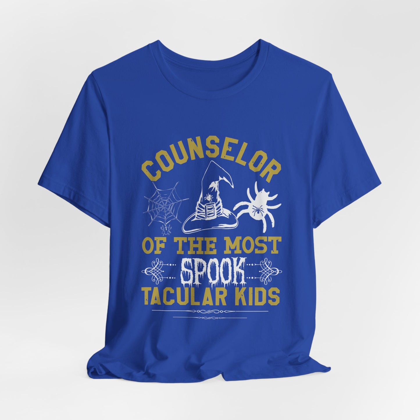 Halloween: counselor of the Most Spook-Tacular Kids - Unisex Jersey Short Sleeve Tee