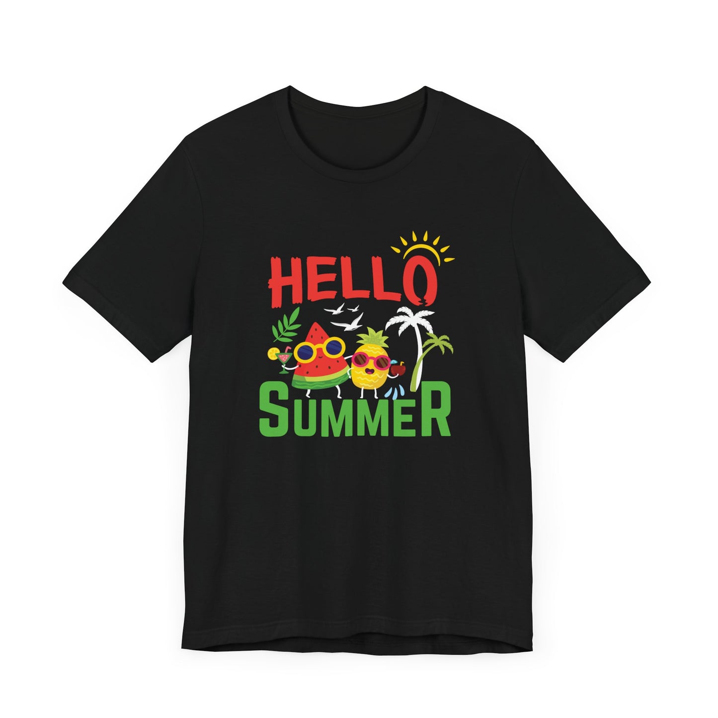 Hello Summer - Unisex Jersey Short Sleeve Tee - 13096