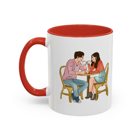 Happy Anniversary - Accent Coffee Mug (11, 15oz) - 10888