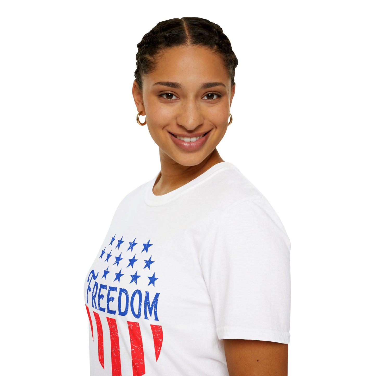 American Freedom Unisex T-Shirt - Patriot Tee, July 4th Celebration, Memorial Day Outfit, Independence Day Gift, Vintage Style Shirt - 13734