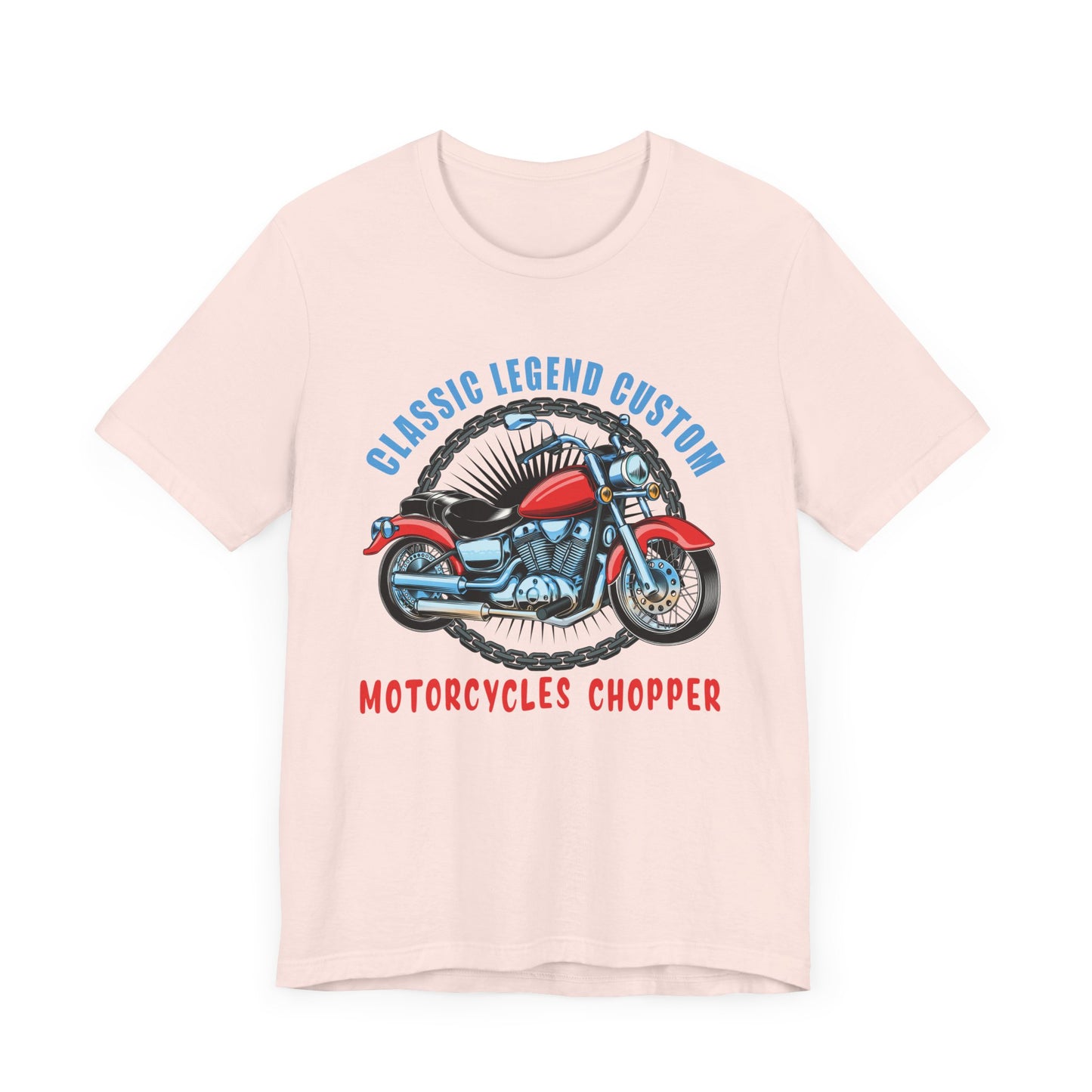 Classic Legend Custom, Motorcycle Chopper - Unisex Jersey Short Sleeve Tee - 13556
