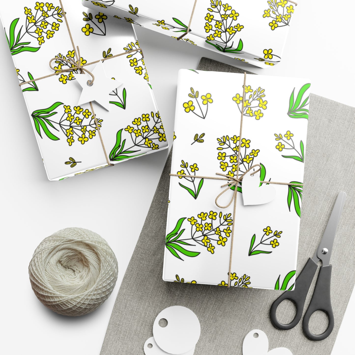 Yellow Flowers - Gift Wrap Papers - 20210